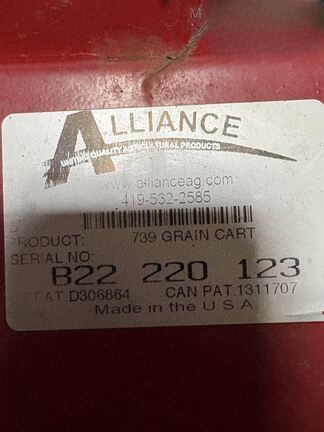 2005 Parker 739 Grain Cart