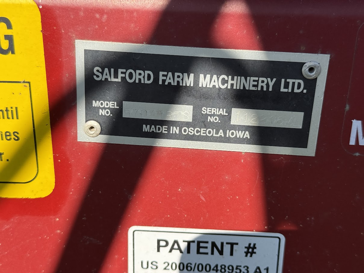 2011 Salford 570RTS Vertical Tillage