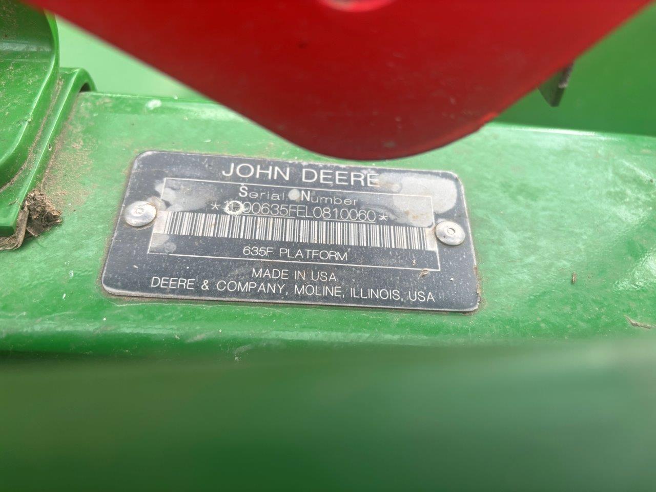 2020 John Deere 635F Header Rigid