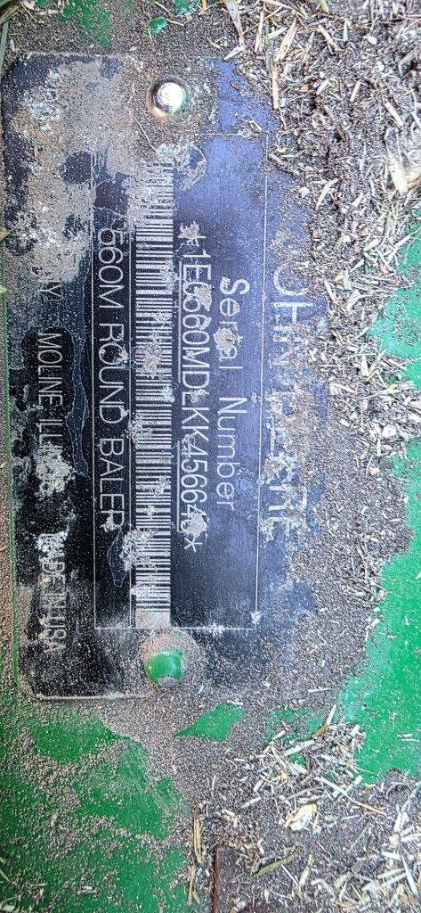 2019 John Deere 560M Baler/Round