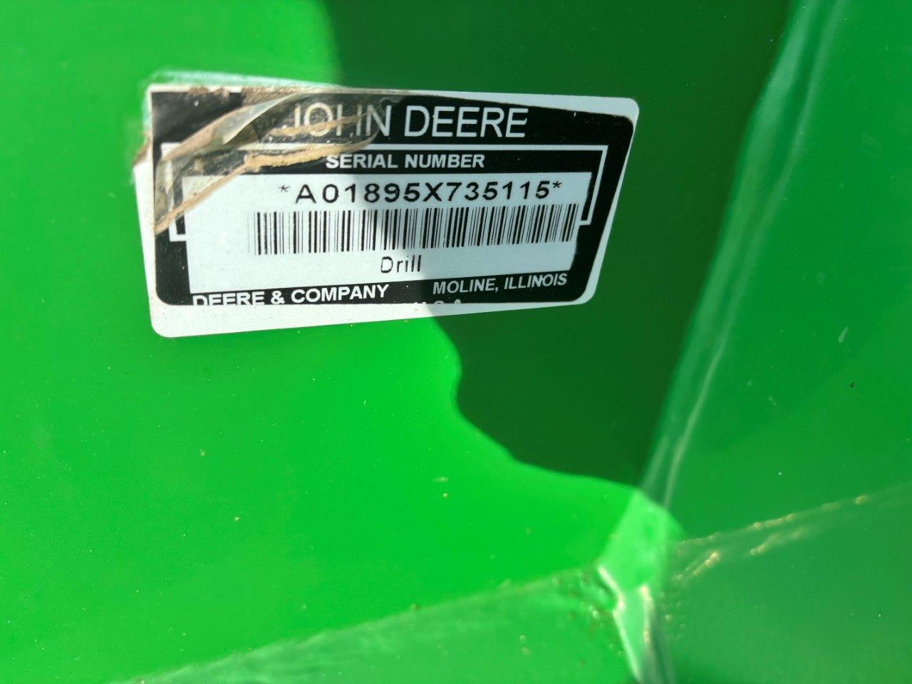 2009 John Deere 1895 Air Seeder