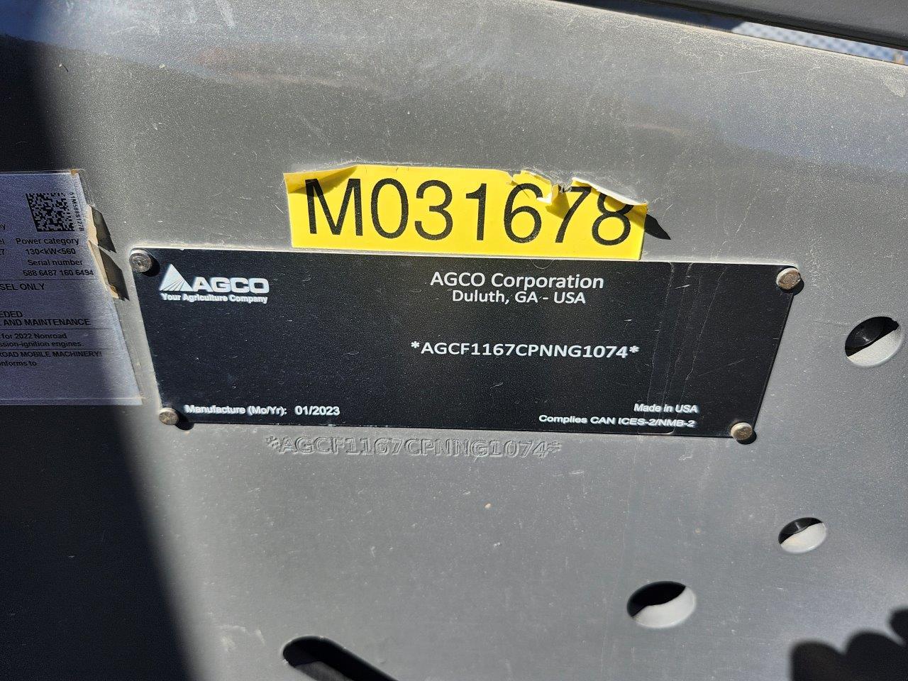 2023 Misc 1167 Tractor