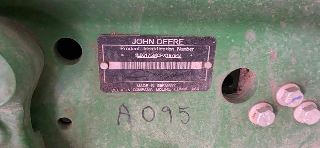 2022 John Deere 6175M Cab Tractor