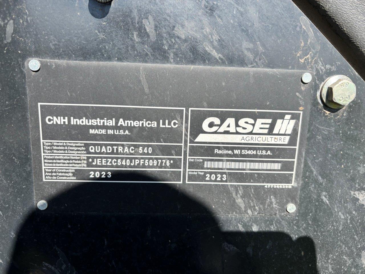 2023 Case IH Steiger 540 AFS Quad Tractor
