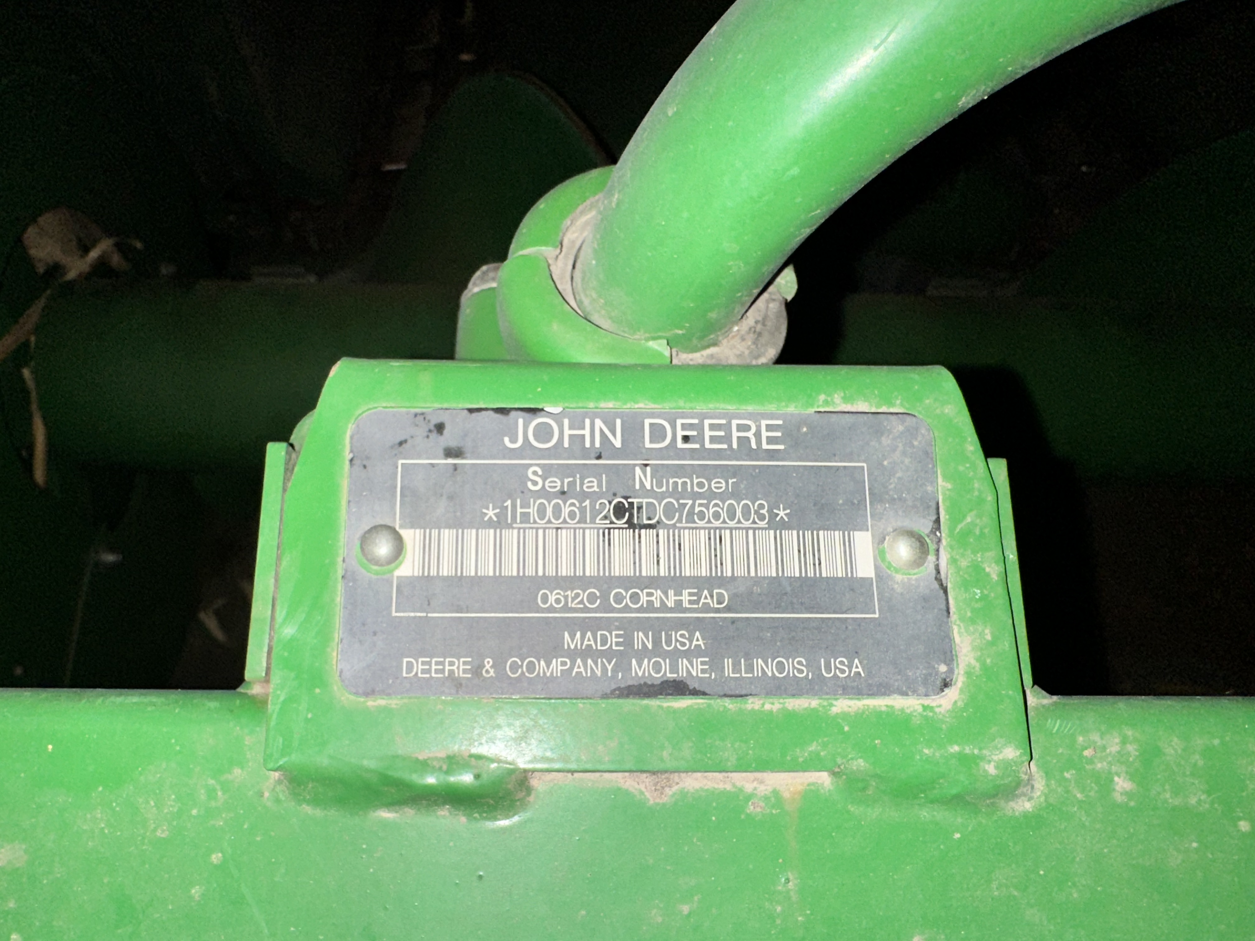 2013 John Deere 612C Header Combine