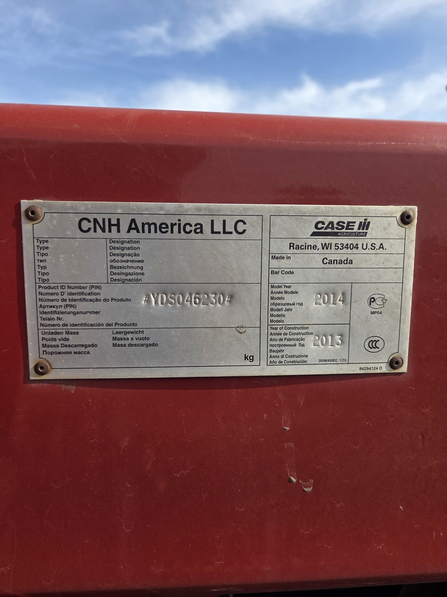 2013 Case IH PD500 PA3430 Air Drill