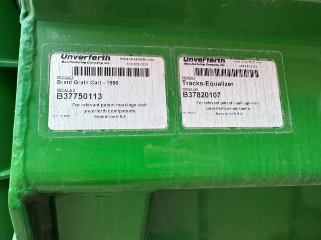 2019 Brent 1596 Grain Cart
