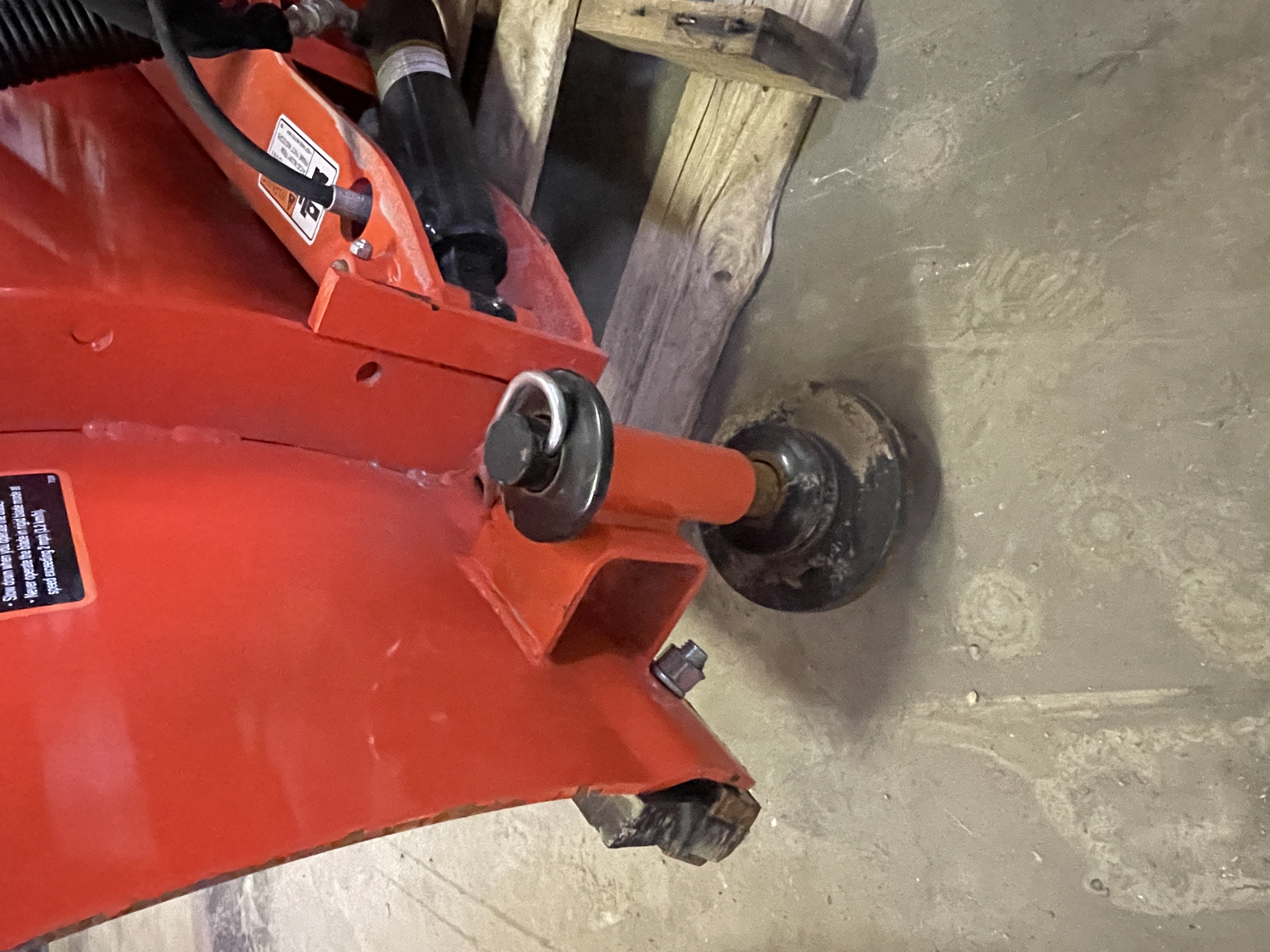 Kubota B2672 Blade Front