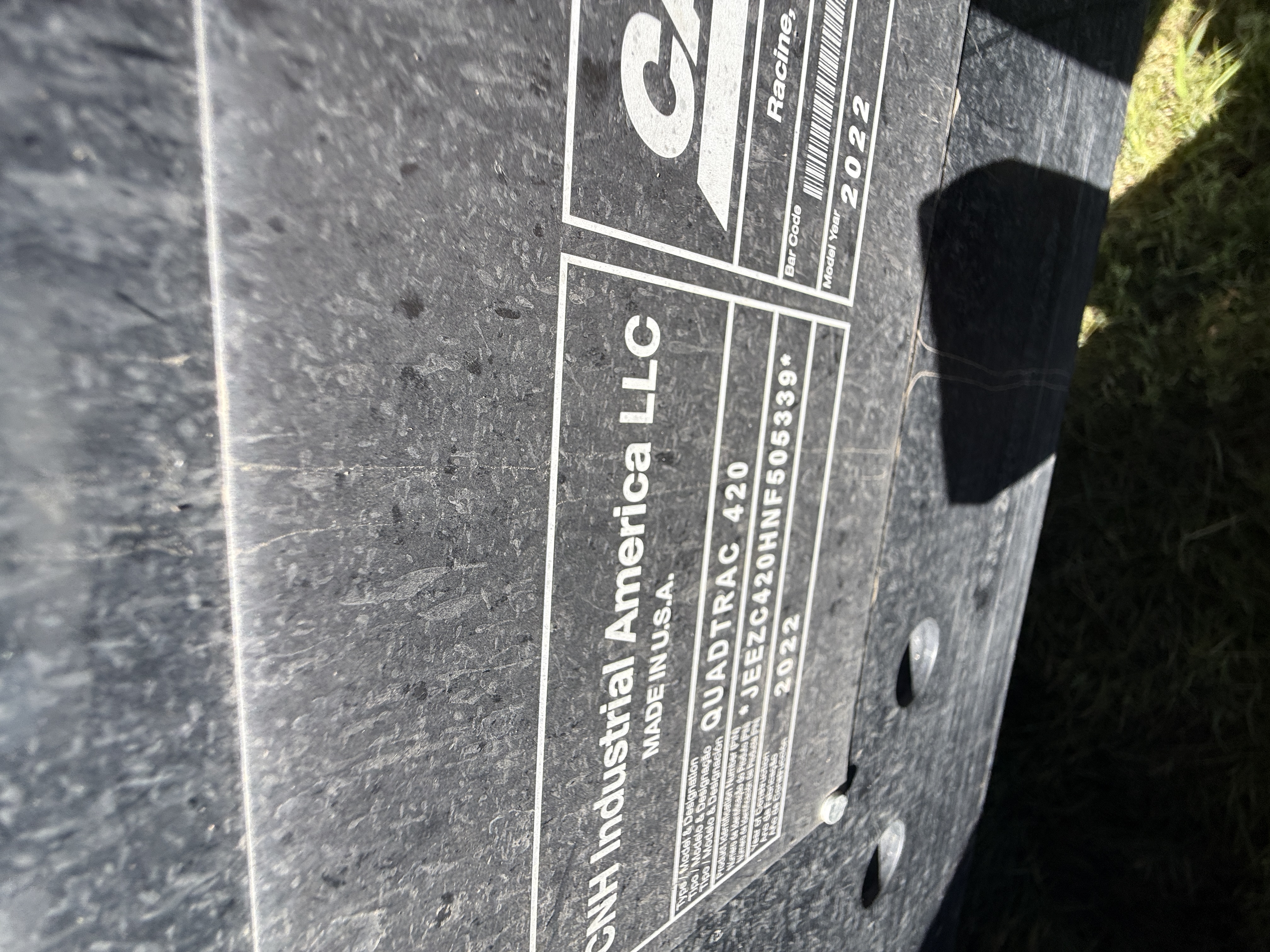 2022 Case IH Steiger 420 AFS Row Tractor