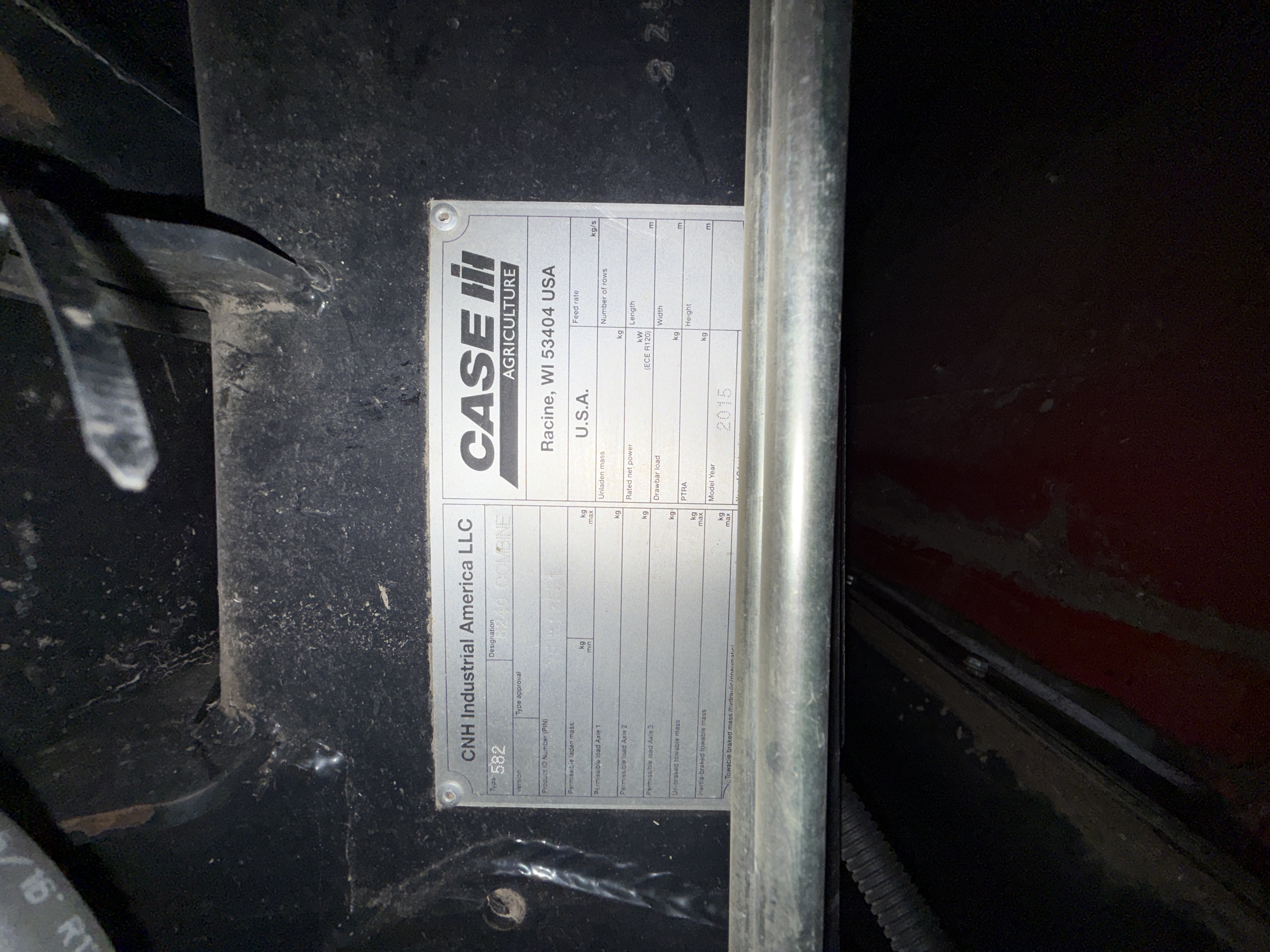 2015 Case IH AF8240 Combine