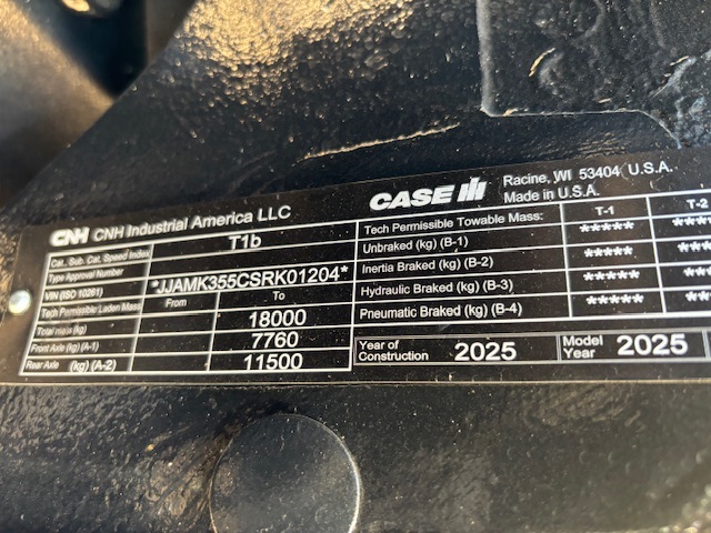 2025 Case IH MAGNUM355 Tractor