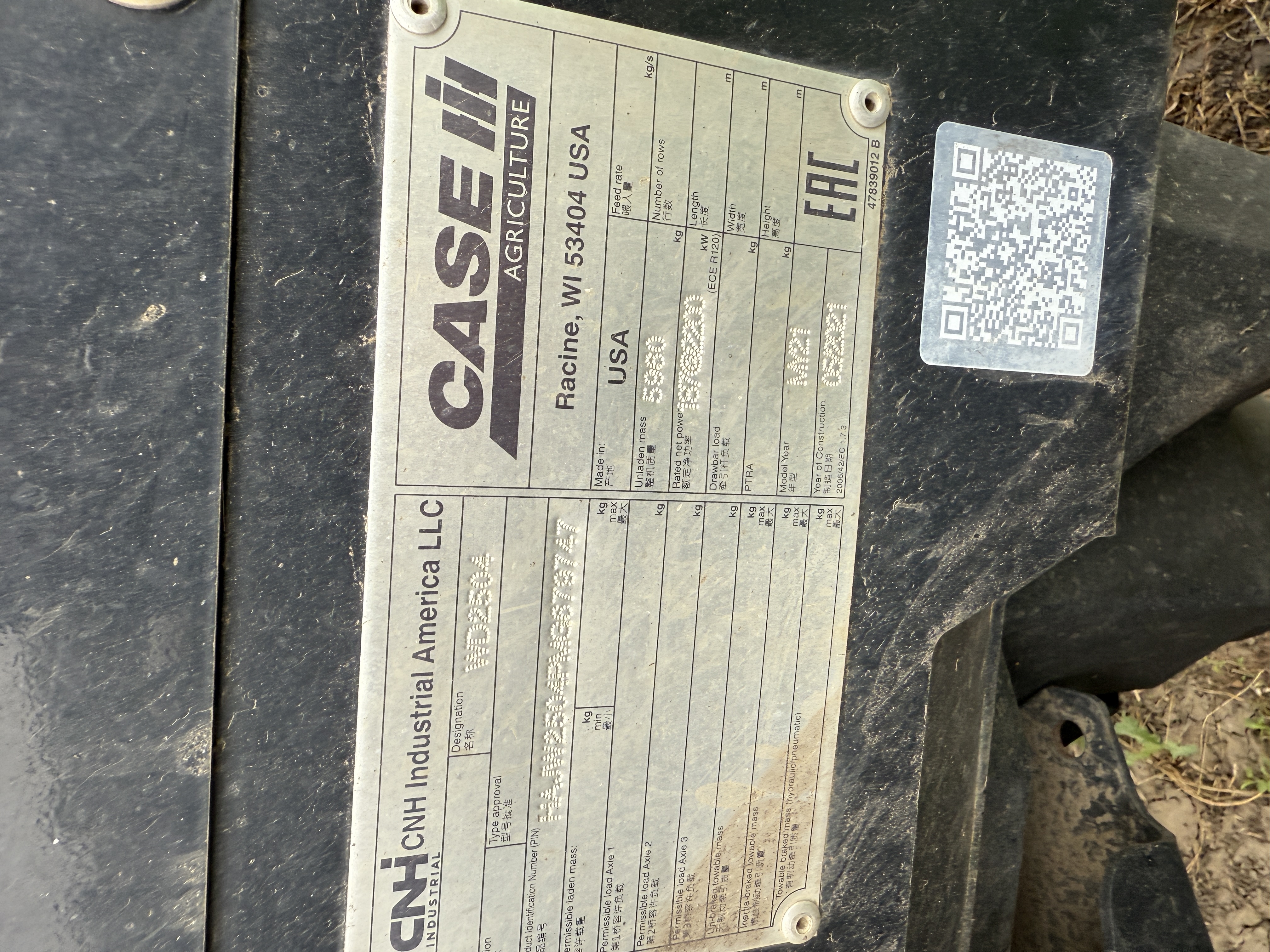 2021 Case IH WD2504 Windrower