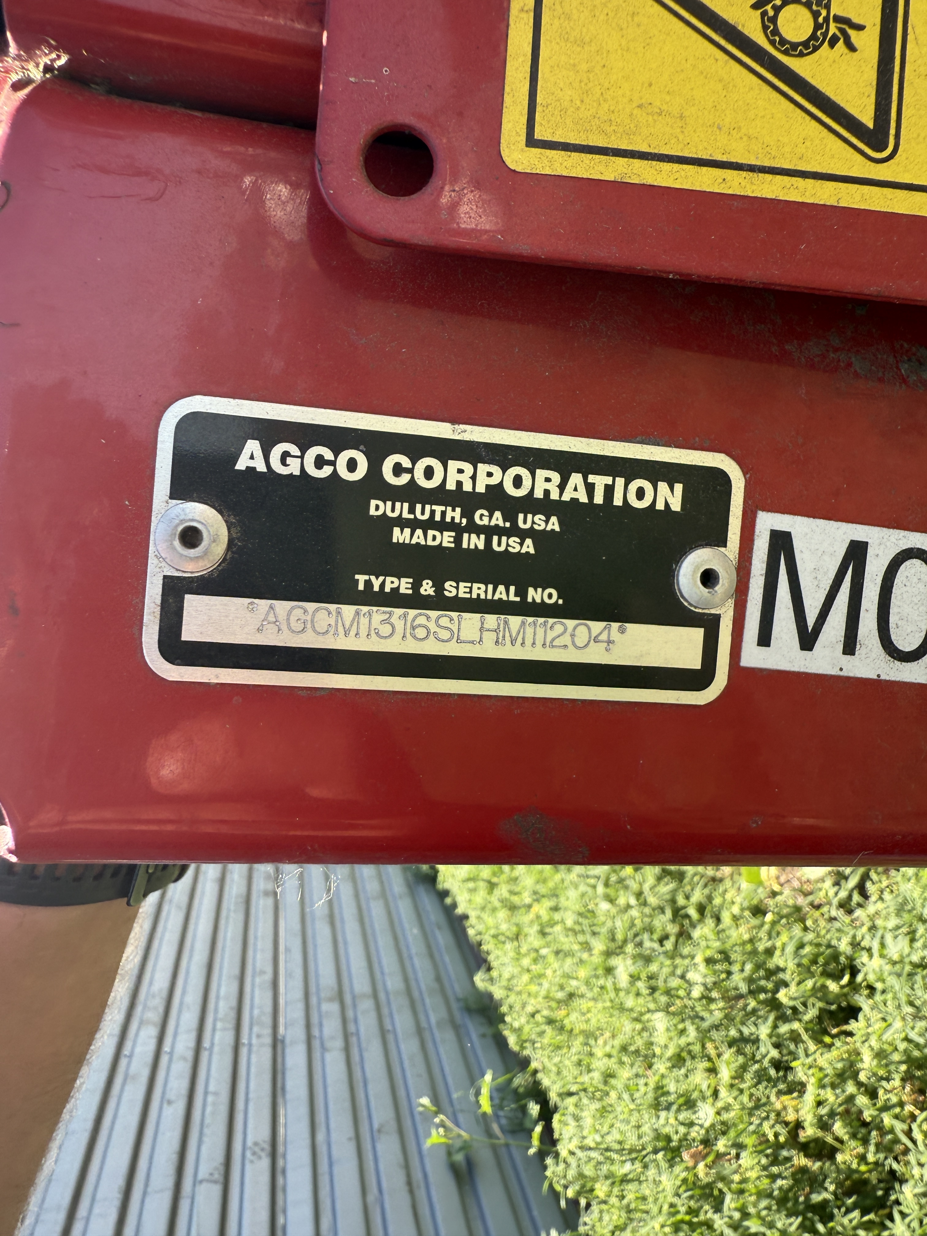 2021 Massey Ferguson 1316S Mower Conditioner