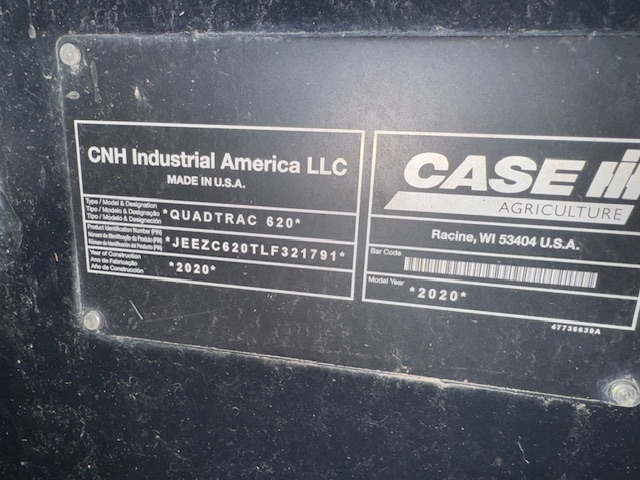 2020 Case IH Steiger 620 Quadtrac Tractor