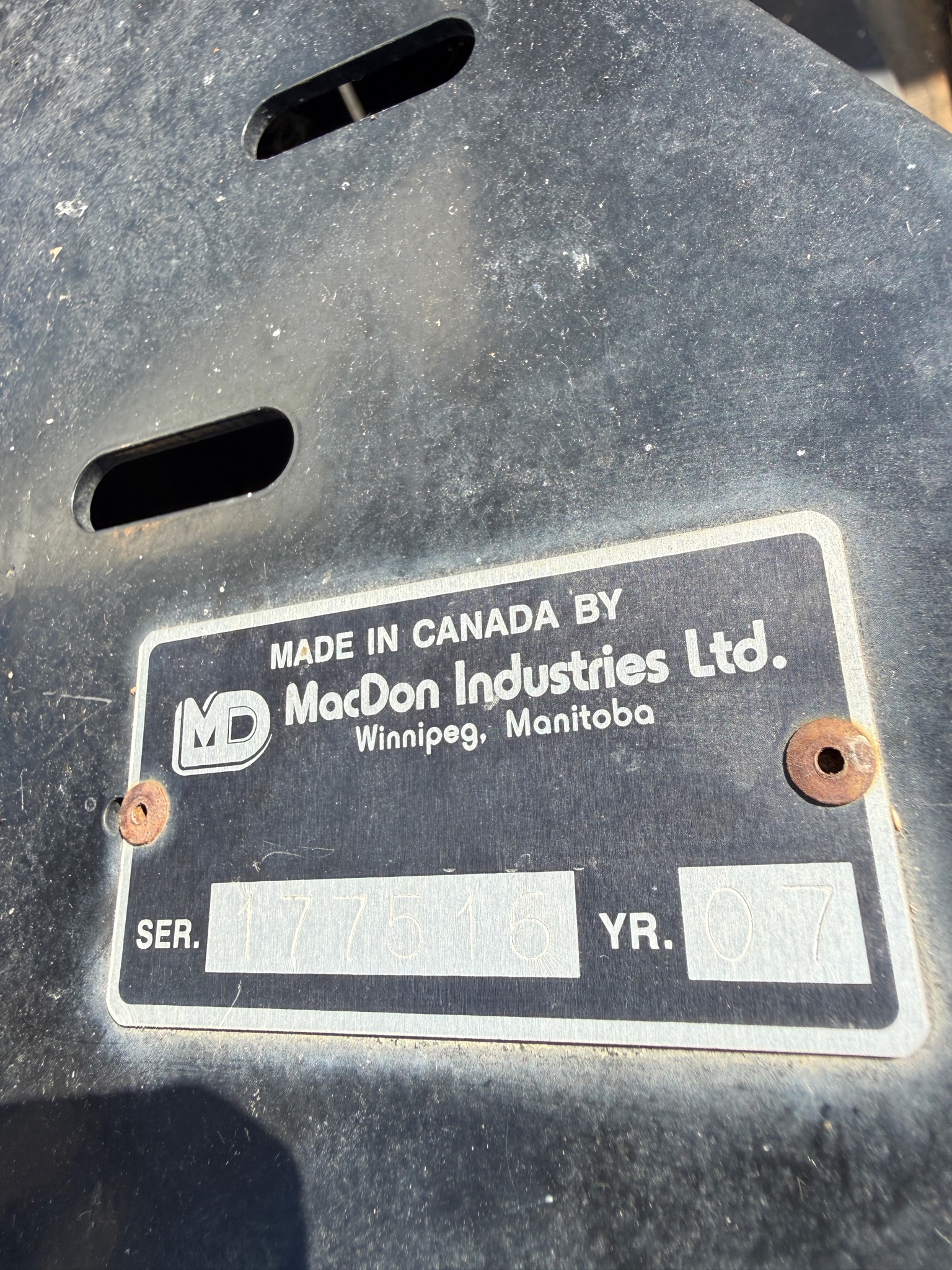 2007 MacDon FD70 Header Draper