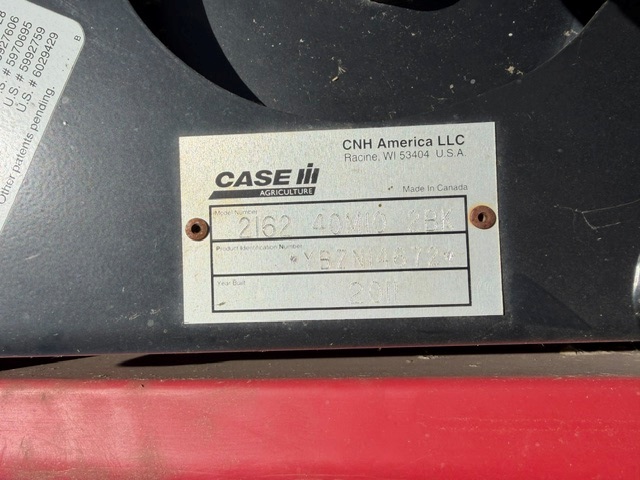 2011 Case IH 2162-40 Header Combine