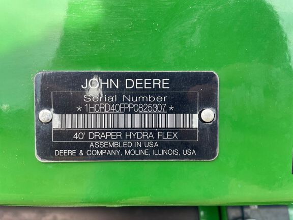 2023 John Deere RD40F Header Combine