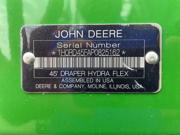 2023 John Deere RD45F Header Combine