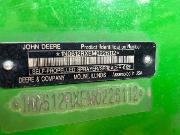 2022 John Deere 612R Sprayer/High Clearance