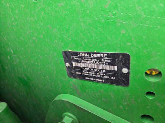 2023 John Deere 9RX 640 Tractor Rubber Track