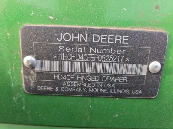 2023 John Deere HD40F Header Combine