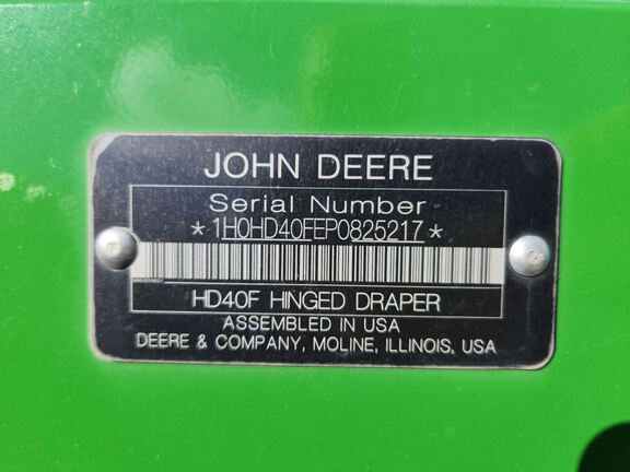 2023 John Deere HD40F Header Combine