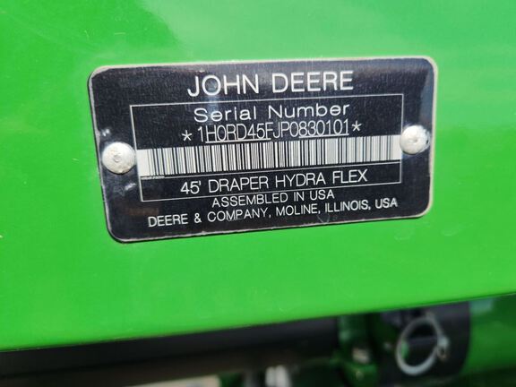 2024 John Deere RD45F Header Combine
