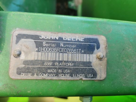 2014 John Deere 635F Header Combine