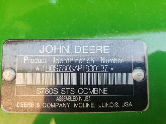 2024 John Deere S780 Combine