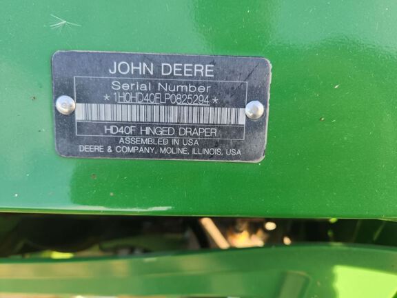 2023 John Deere HD40F Header Combine