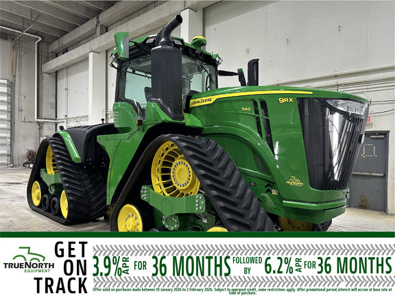 2023 John Deere 9RX 540 Tractor Rubber Track