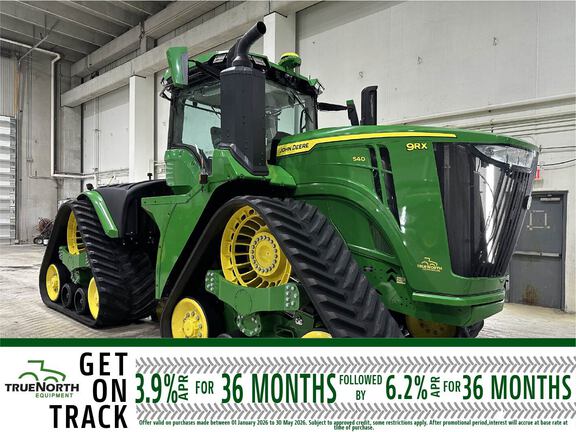 2023 John Deere 9RX 540 Tractor Rubber Track