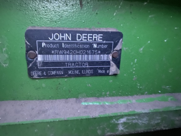 2004 John Deere 9420 Tractor 4WD