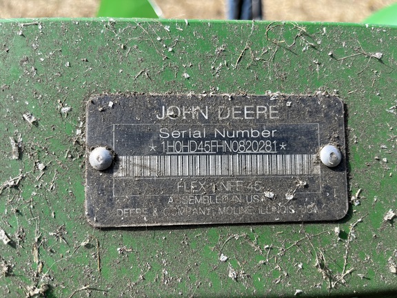 2022 John Deere HD45F Header Combine