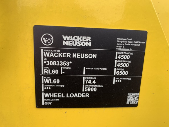 2023 Misc WL60 Compact Utility Loader