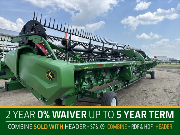 2024 John Deere RD40F Header Combine