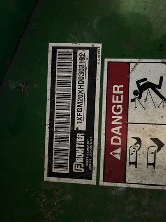 2013 John Deere GM2084R Mower/Rotary Cutter