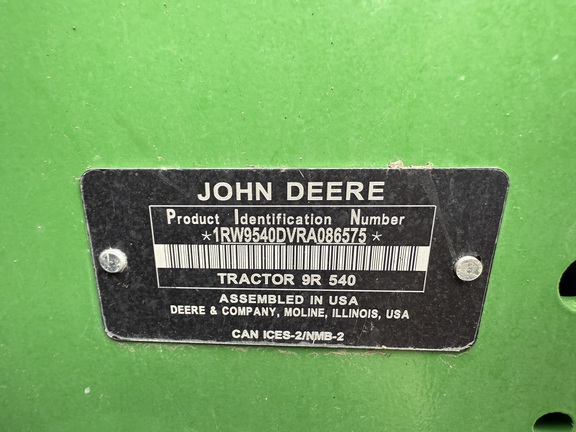 2024 John Deere 9R 540 Tractor 4WD