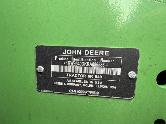 2024 John Deere 9R 540 Tractor 4WD