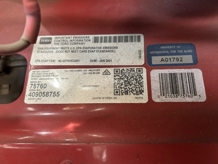 2021 Toro TimeCutter® Zero Turn Mower Mower/Zero Turn