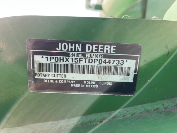 2013 John Deere HX15 Mower/Rotary Cutter