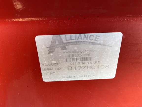 2002 Parker 938 Grain Cart