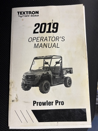 2019 Arctic Cat Prowler Pro 825 ATV