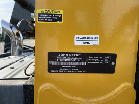 2023 John Deere 325G Compact Track Loader