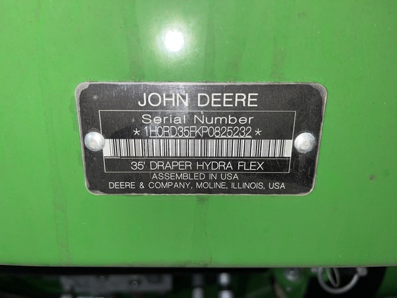 2023 John Deere RD35F Header Combine