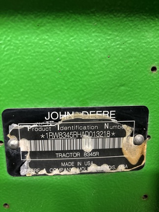 2010 John Deere 8345R Tractor