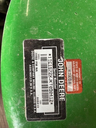 2019 John Deere 1585 Mower/Front Deck