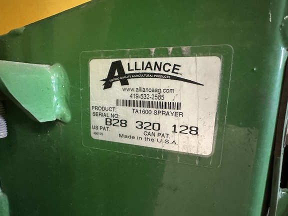 2011 Top Air TA1600 Sprayer