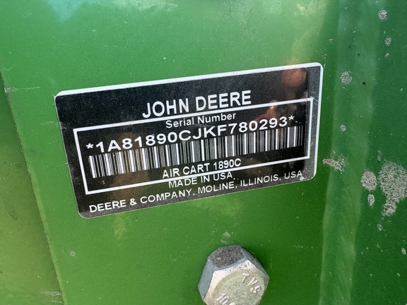 2019 John Deere 1890 Air Seeder