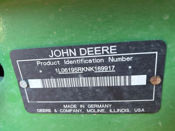 2023 John Deere 6R 195 Tractor